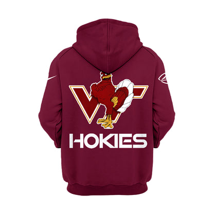 Virginia Tech Hokies Football 2024 Red Limited Hoodie-PU07132405