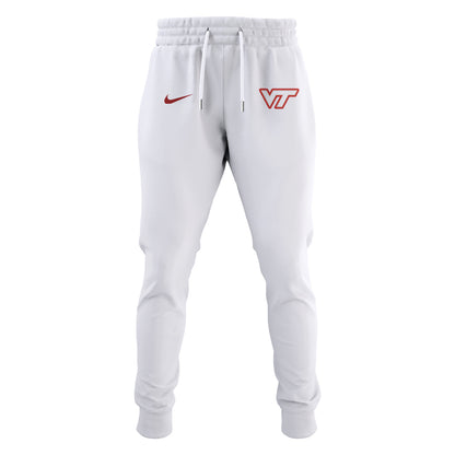 Virginia Tech Hokies Football 2024 White Limited Hoodie-PU07132407