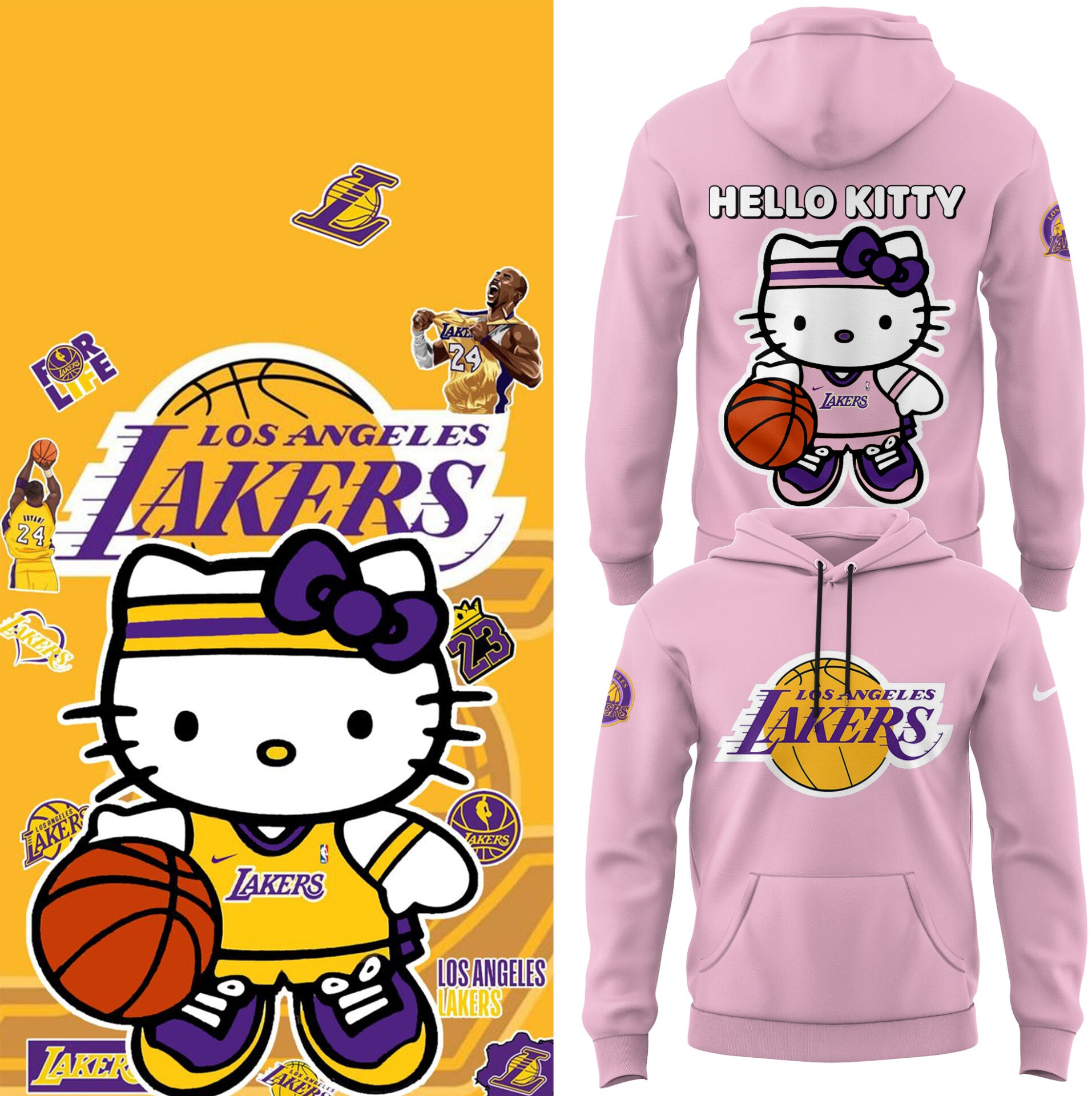 LA Lakers Hello Kitty Hoodie
