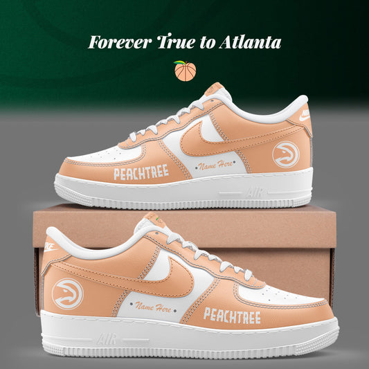 Limited Edition Hawks Basketball City Edition Peachtree Custom C626 Shoes-PU25080419