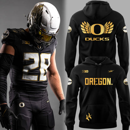 Limited Edition Ducks FB A Tribute to Phil and Bill “ShoeDuck” Black Hoodie-PU25091502