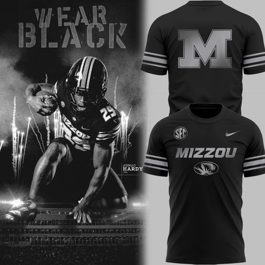 Limited Edition Mizzou Football Blackout TShirt-PU25092152