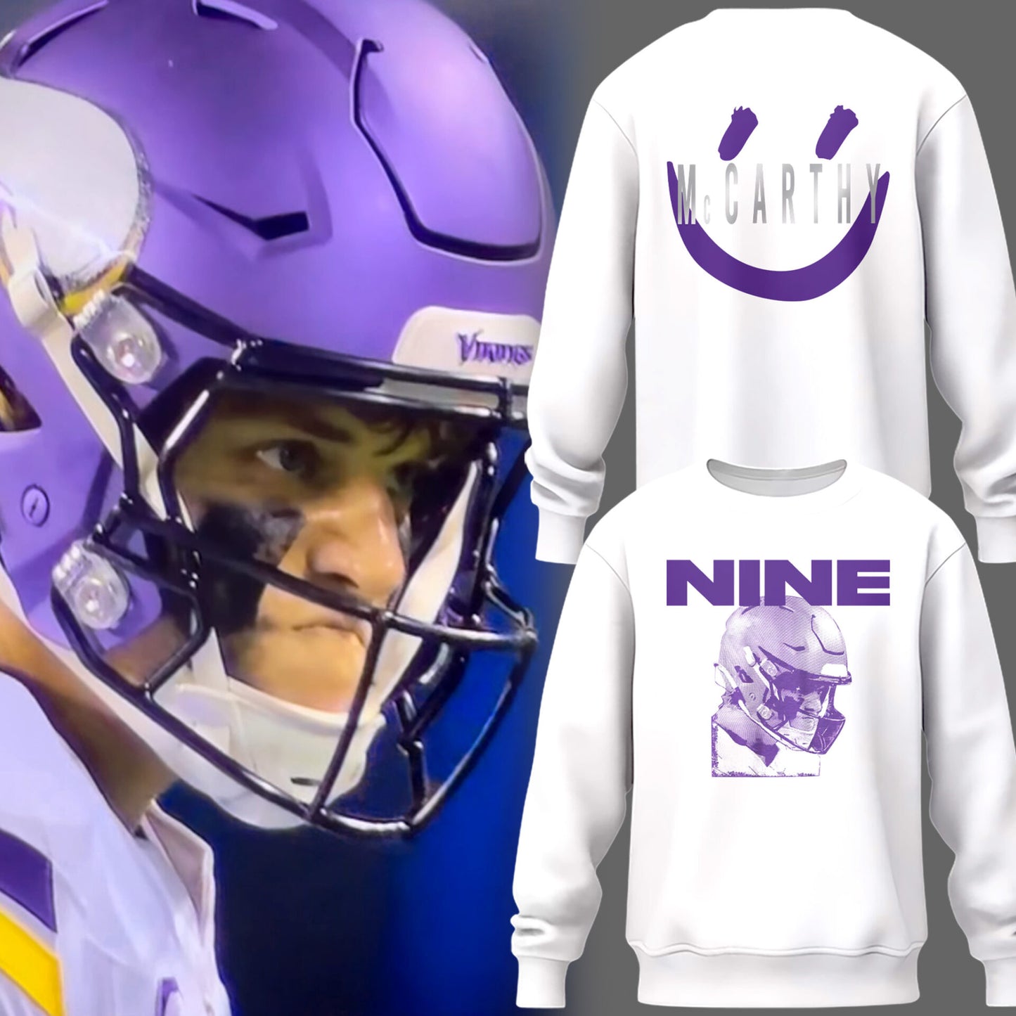 Limited Edition J.J. McCarthy: Nine Sweatshirt-PU25121027