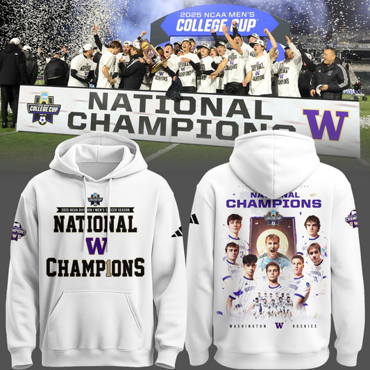 Limited Edition Huskies National Champions Hoodie-PU25121602