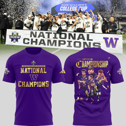 Limited Edition Huskies National Champions T-Shirt-PU25121608