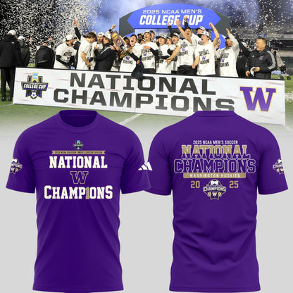 Limited Edition Huskies National Champions T-Shirt-PU25121609