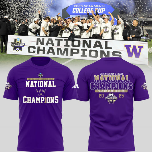 Limited Edition Huskies National Champions T-Shirt-PU25121609