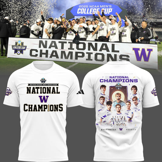 Limited Edition Huskies National Champions T-Shirt-PU25121611