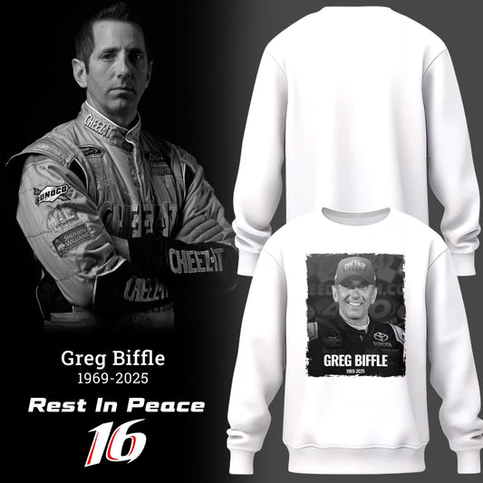 Limited Edition Rest In Peace Greg Biffle SweatShirt-PU25121935