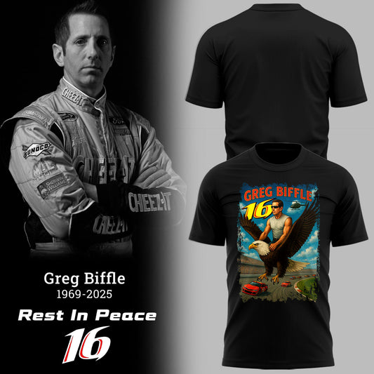 Limited Edition Rest In Peace Greg Biffle TShirt-PU25121945