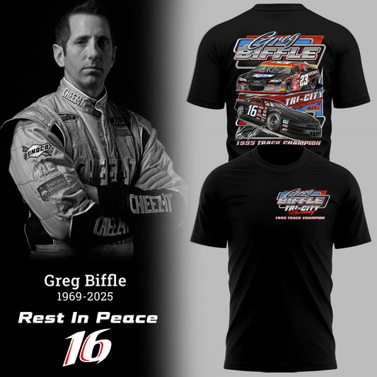 Limited Edition Rest In Peace Greg Biffle TShirt-PU25121948