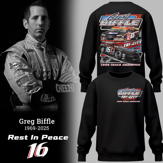 Limited Edition Rest In Peace Greg Biffle SweatShirt-PU25121950
