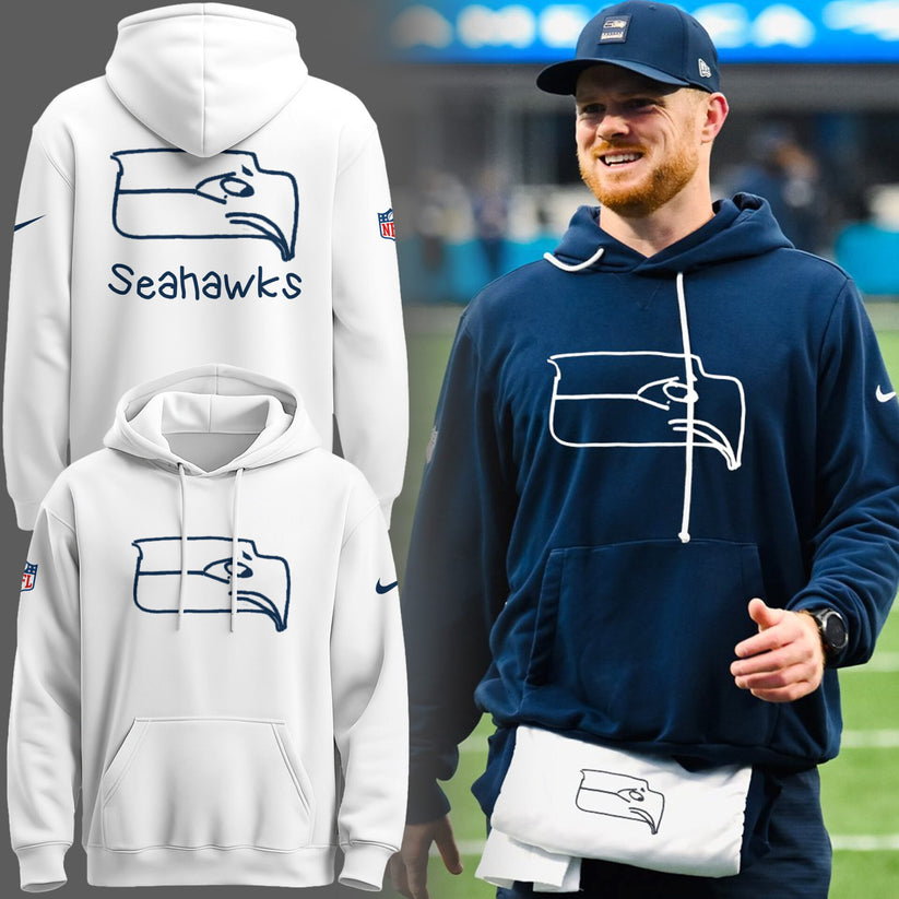 Limited Edition Seahawks Logo Another Drew Up Combo Hoodie