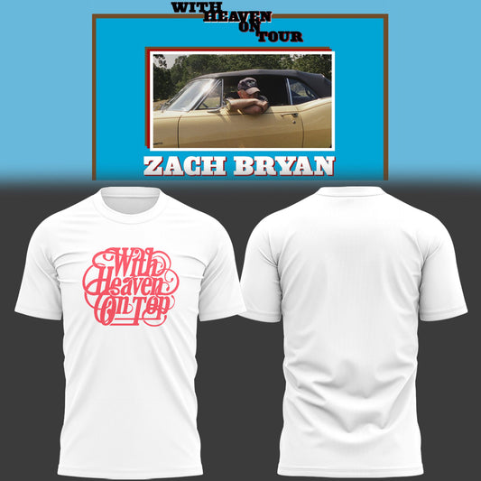 Limited Zach “With Heaven On Tour 2026.” TShirt-PU26030715