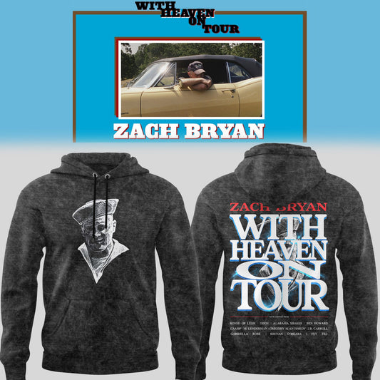 Limited Zach “With Heaven On Tour 2026.” Hoodie-PU26030931