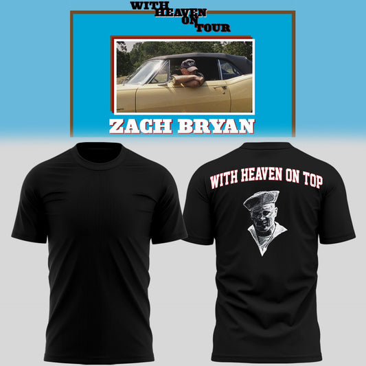 Limited Zach “With Heaven On Tour 2026.” TShirt-PU26030944