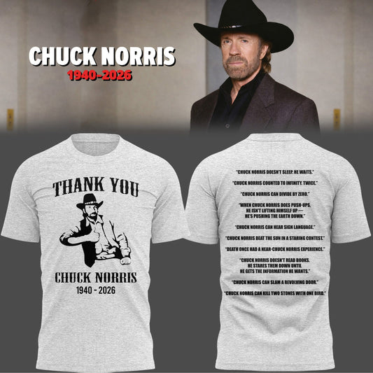 Limited Edition “Thank you for the Memories-C.Norris” Shirt