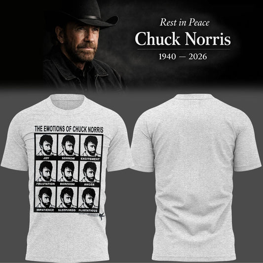 Limited Edition Thank You For The Memories Chuck Norris Shirt