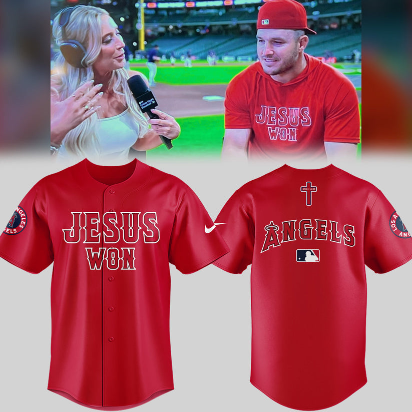 Los Angeles Angels Limited Edition Jesus Won Jersey ✝️⚾