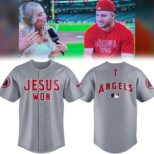 Los Angeles Angels Limited Edition Jesus Won Jersey ✝️⚾