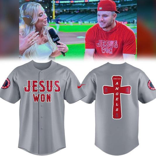 Los Angeles Angels Limited Edition Jesus Won Jersey ✝️⚾