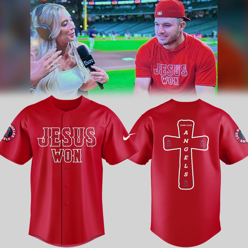 Los Angeles Angels Limited Edition Jesus Won Jersey ✝️⚾