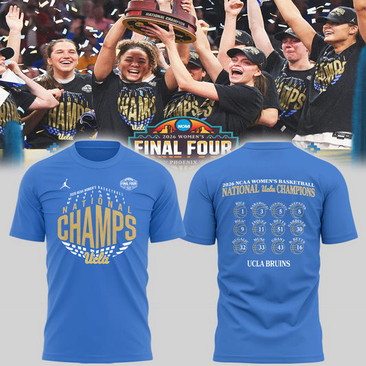 UCLA 🏀 𝐍𝐀𝐓𝐈𝐎𝐍𝐀𝐋 𝐂𝐇𝐀𝐌𝐏𝐈𝐎𝐍𝐒 TShirt-PU26040619