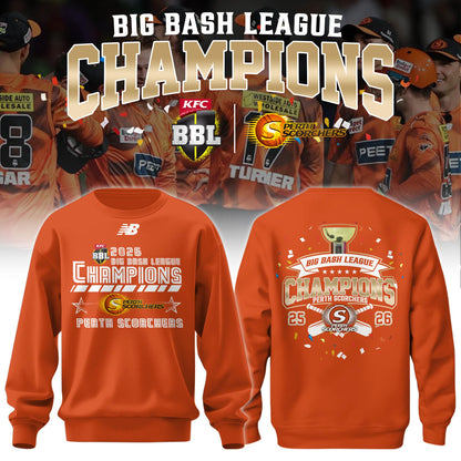 Perth Scorchers Special BBL Champions 2026 Limited Edition Sweatshirt