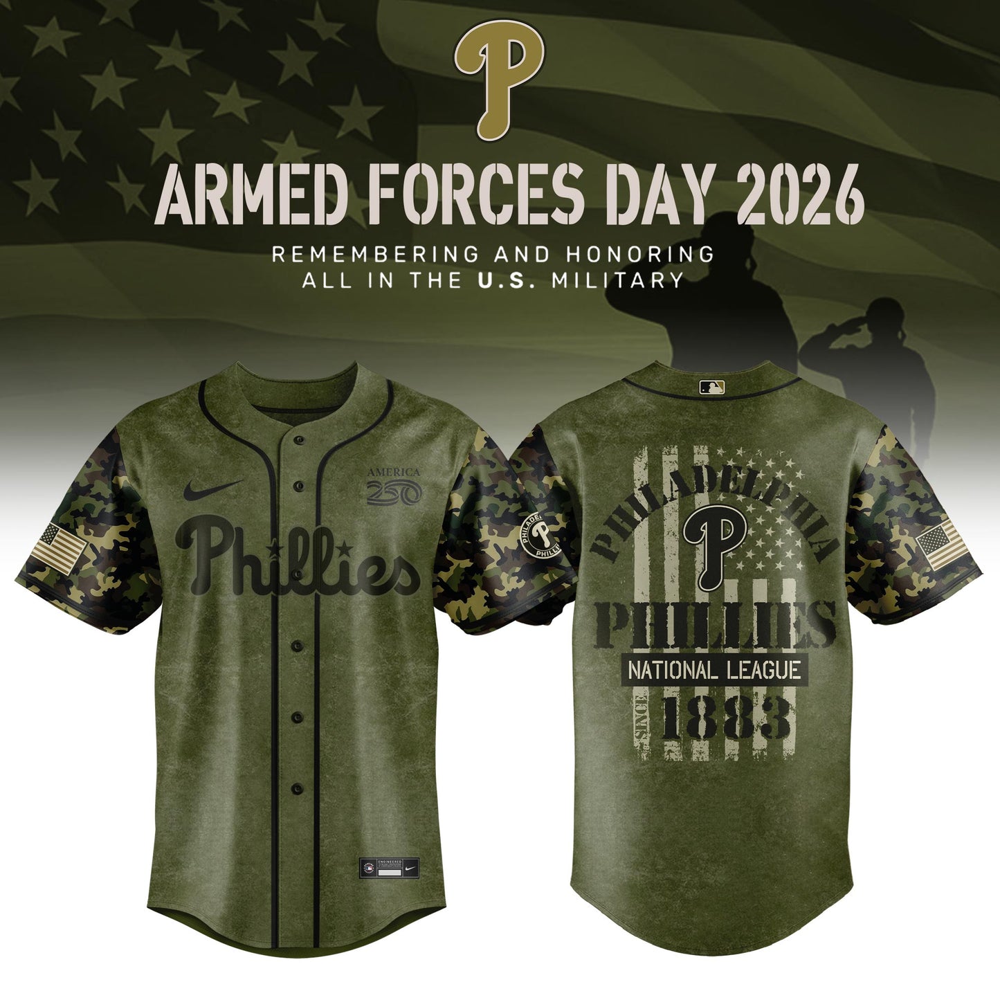 .Baseball x 2026 Armed Forces Day Limited Edition Jersey (All Team)