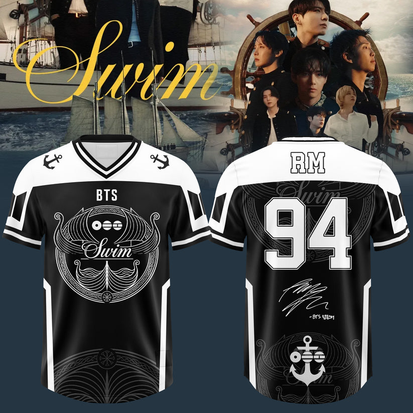BTS – Swim Arirang Album Mixed Mesh Jersey