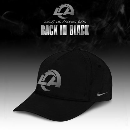 _ .Los Angeles Rams ‘Back in Black’ 2025 Special Edition Hoodie