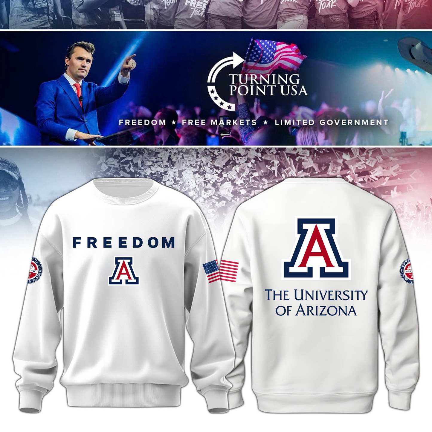 Arizona University Freedom Sweatshirt