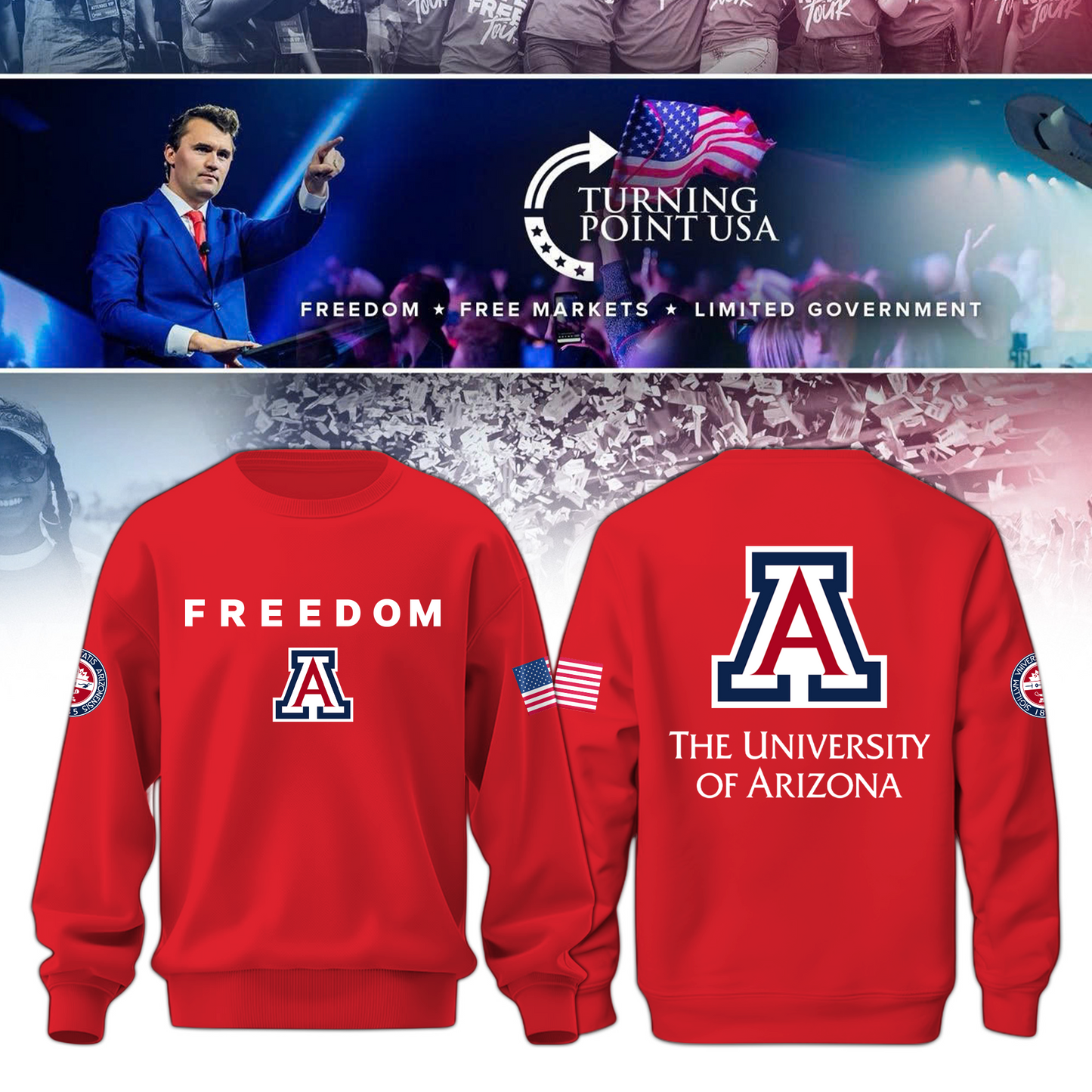 Arizona University Freedom Sweatshirt