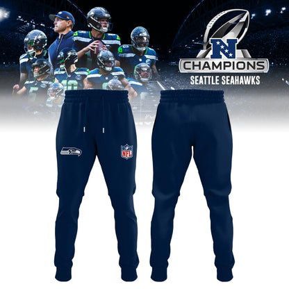 Seattle Seahawks 2025 NFC Conference Champions Hoodie