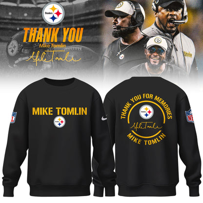 _ Pittsburgh Steelers Coach “Mike Tomlin” Appreciation Sweatshirt