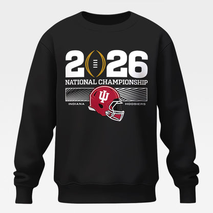 Indiana Hoosiers 2026 National Championship Game Final Sweatshirt – Black