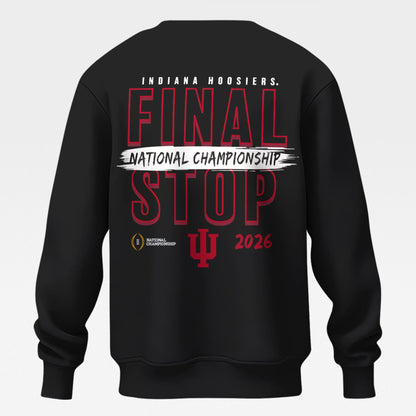 Indiana Hoosiers 2026 National Championship Game Final Sweatshirt – Black
