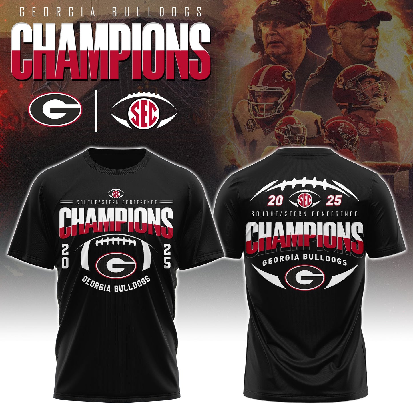 Georgia Champions T-shirt Ver 1