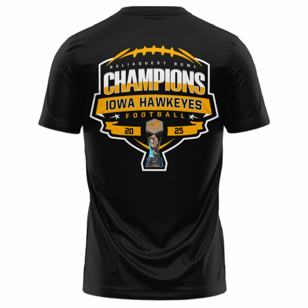 Iowa Hawkeyes – ReliaQuest Bowl Champions T-shirt