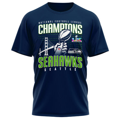 Seattle Seahawks Super Bowl LX Champions Limited Edition T.shirt