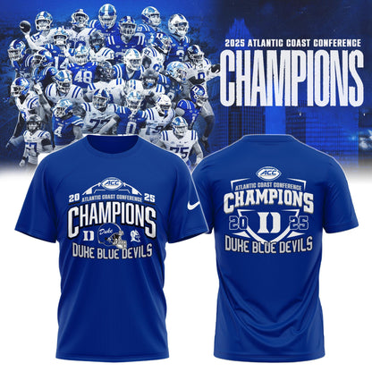 _Duke Football 2025 ACC Champs Tshirt