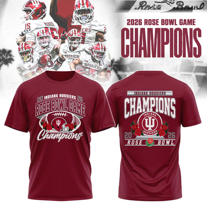 , IU 2026 Rose Bowl Champions T-Shirt Limited Edition