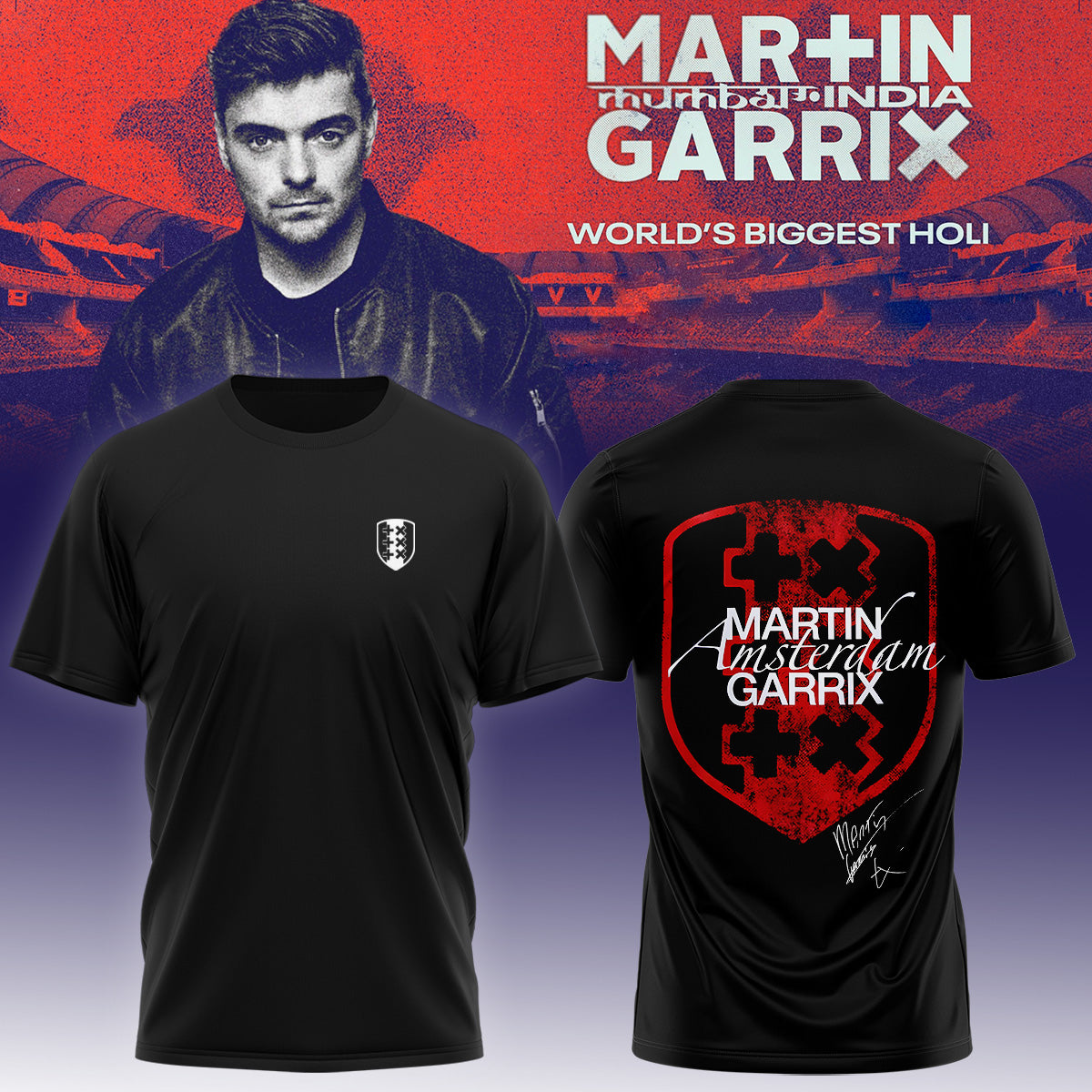 Martin Garrix AMERICAS TOUR signed Tshirt