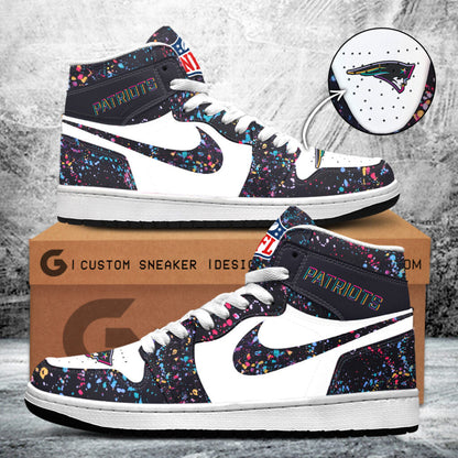 New England Patriots Crucial Catch 2025 AJ1 Sneaker – TANTN15701