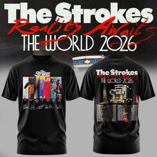 _The Strokes – Reality Awaits Tour 2026 Edition Tee