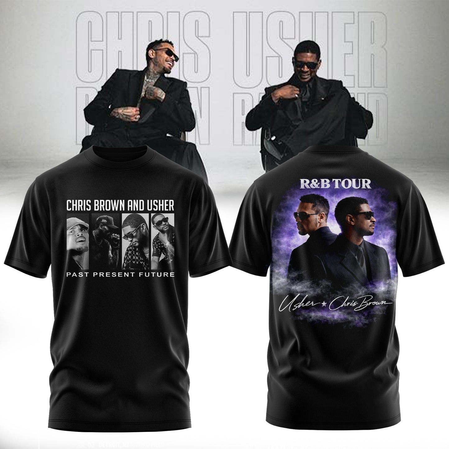 Chris Brown and Usher – The R&B Tour Edition T-shirt