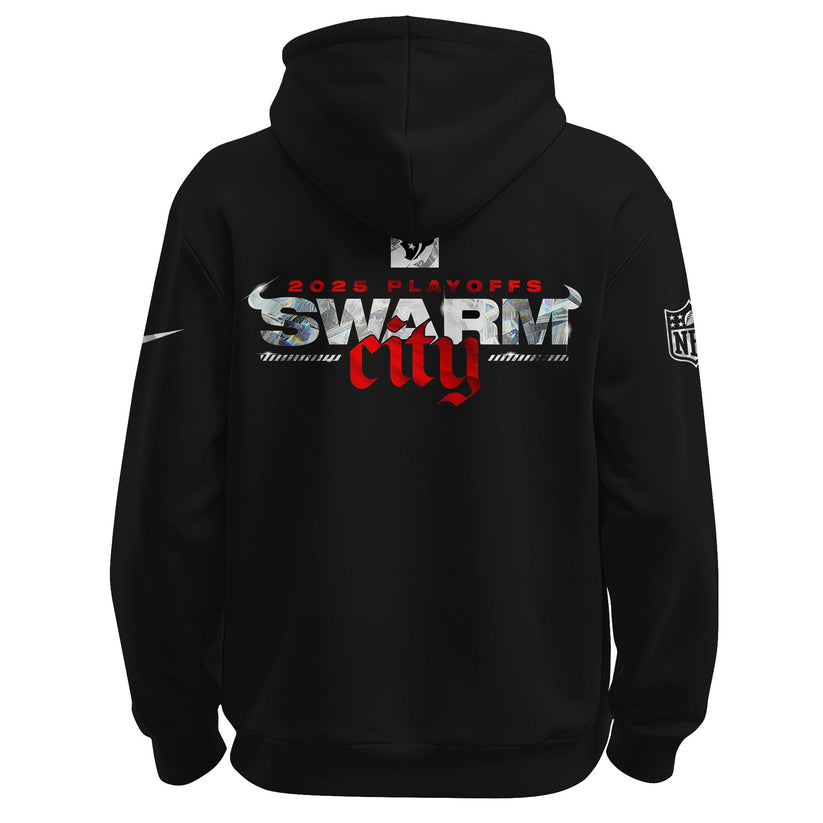 Houston Texans 2025 NFL Playoffs S.W.A.R.M. City Special Edition Hoodie