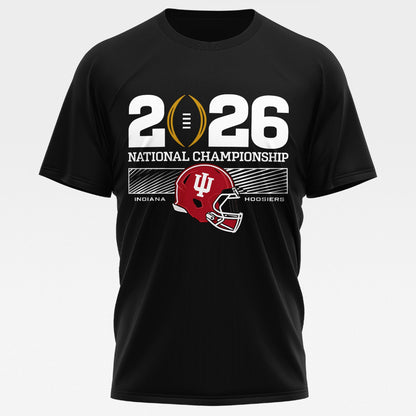 Indiana Hoosiers 2026 National Championship Game Final T-shirt – Black