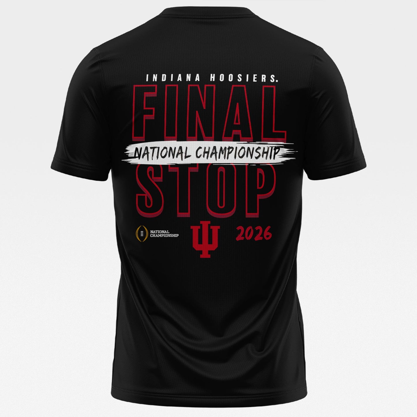 Indiana Hoosiers 2026 National Championship Game Final T-shirt – Black