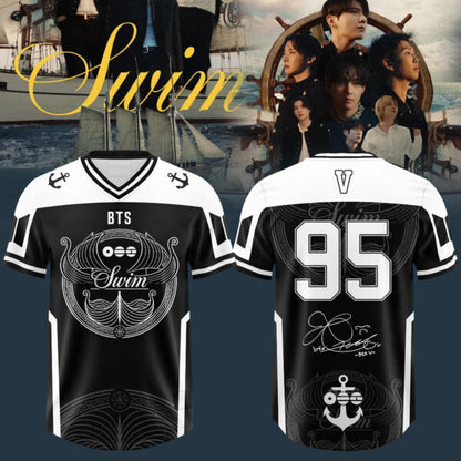 BTS – Swim Arirang Album Mixed Mesh Jersey